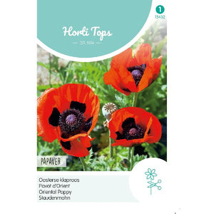 Papaver Orientale. Oosterse klaproos gemengd - inh.: 0.15 gram