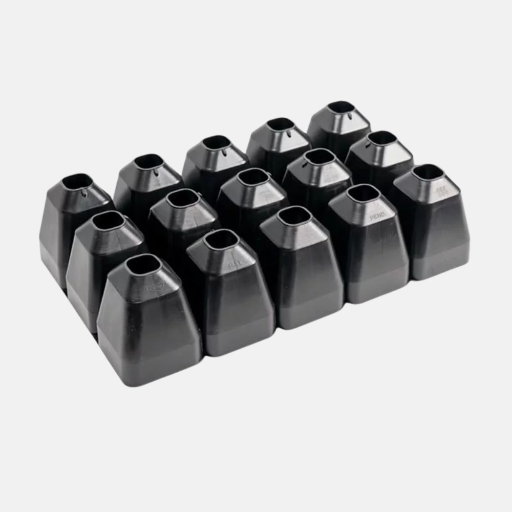 Compacte zaaitray hard kunststof  - 15 gaten