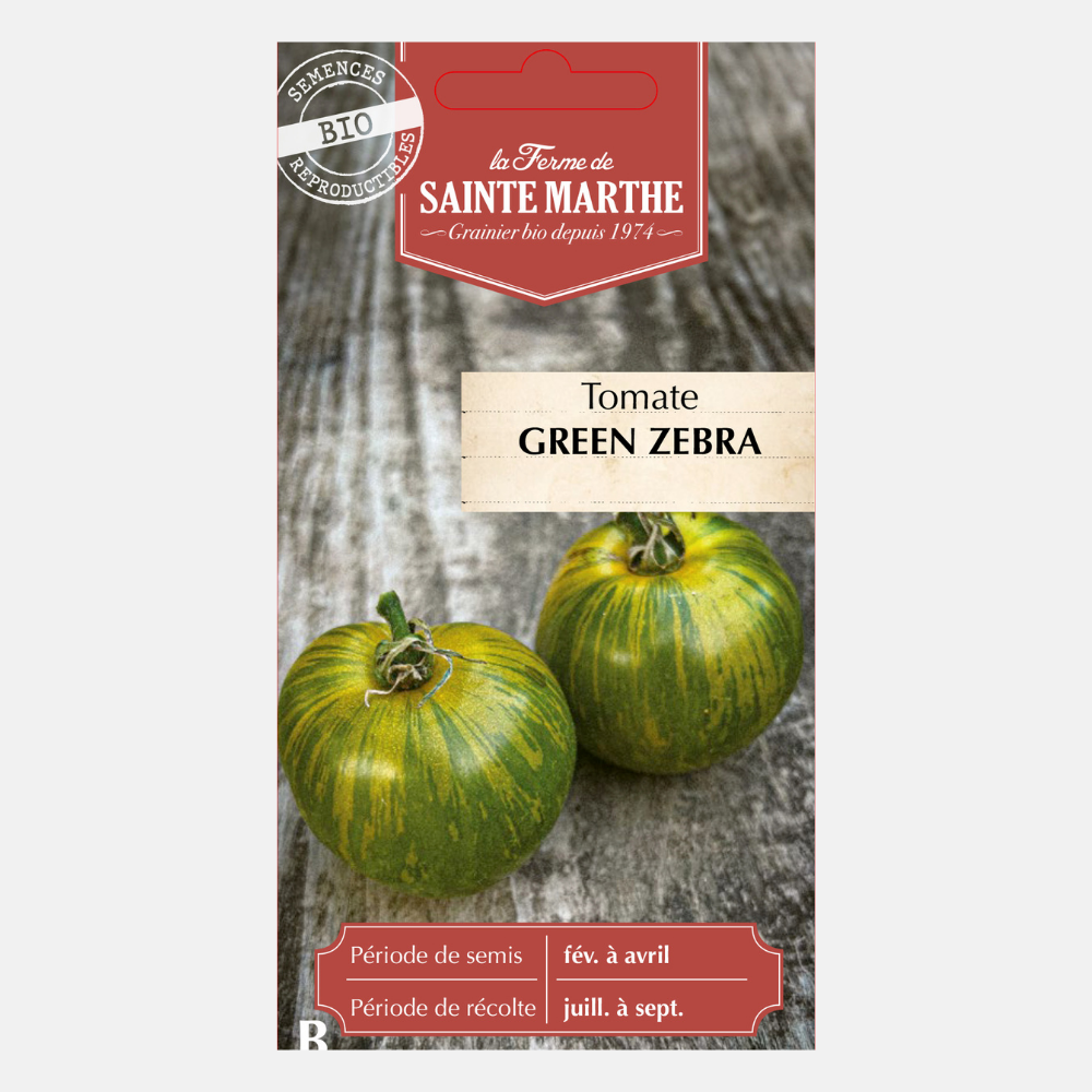 Tomate 'Green Zebra' BIO