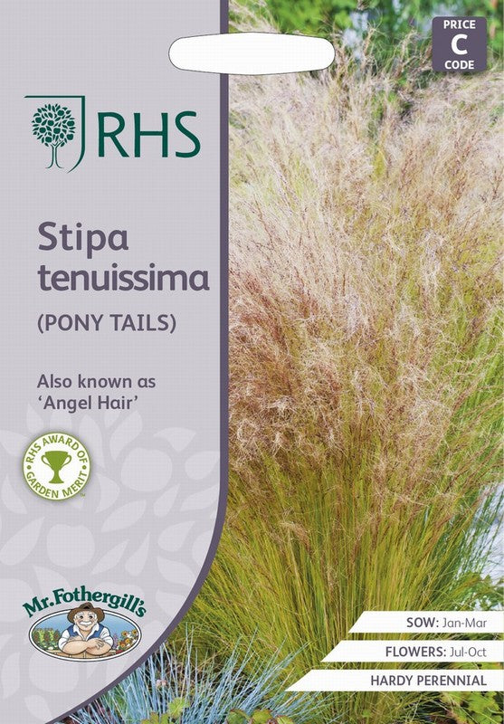 Mexicaans Vedergras stipa tenuissima (Pony Tails)  -  100 Zaden