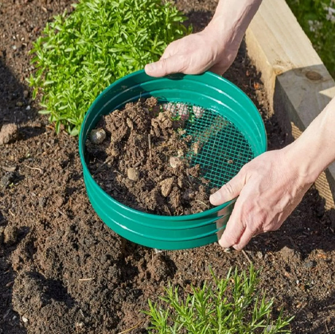 Tamis de sol / tamis à compost - en métal