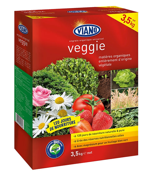 Viano Veggie BIO Universaldünger – 100 % pflanzlich – 3,5 kg 