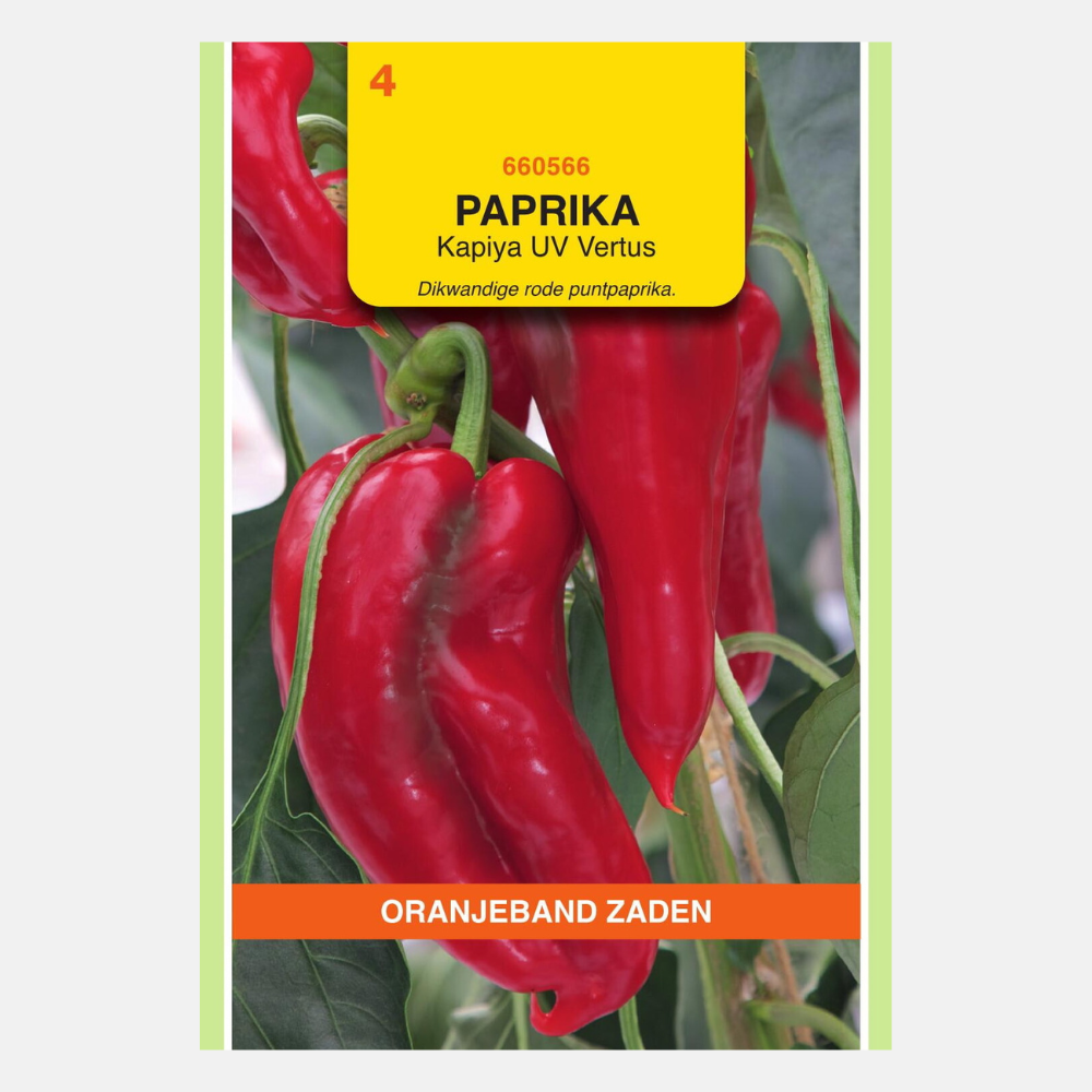 Rode puntpaprika Kapiya - 1 gram Oranjeband zaden