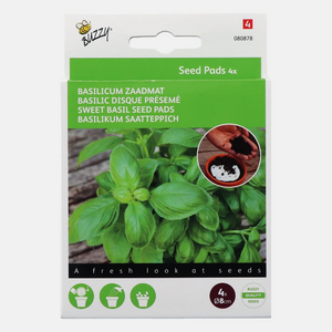 Buzzy® Seedpads Basilicum 4x 8cm