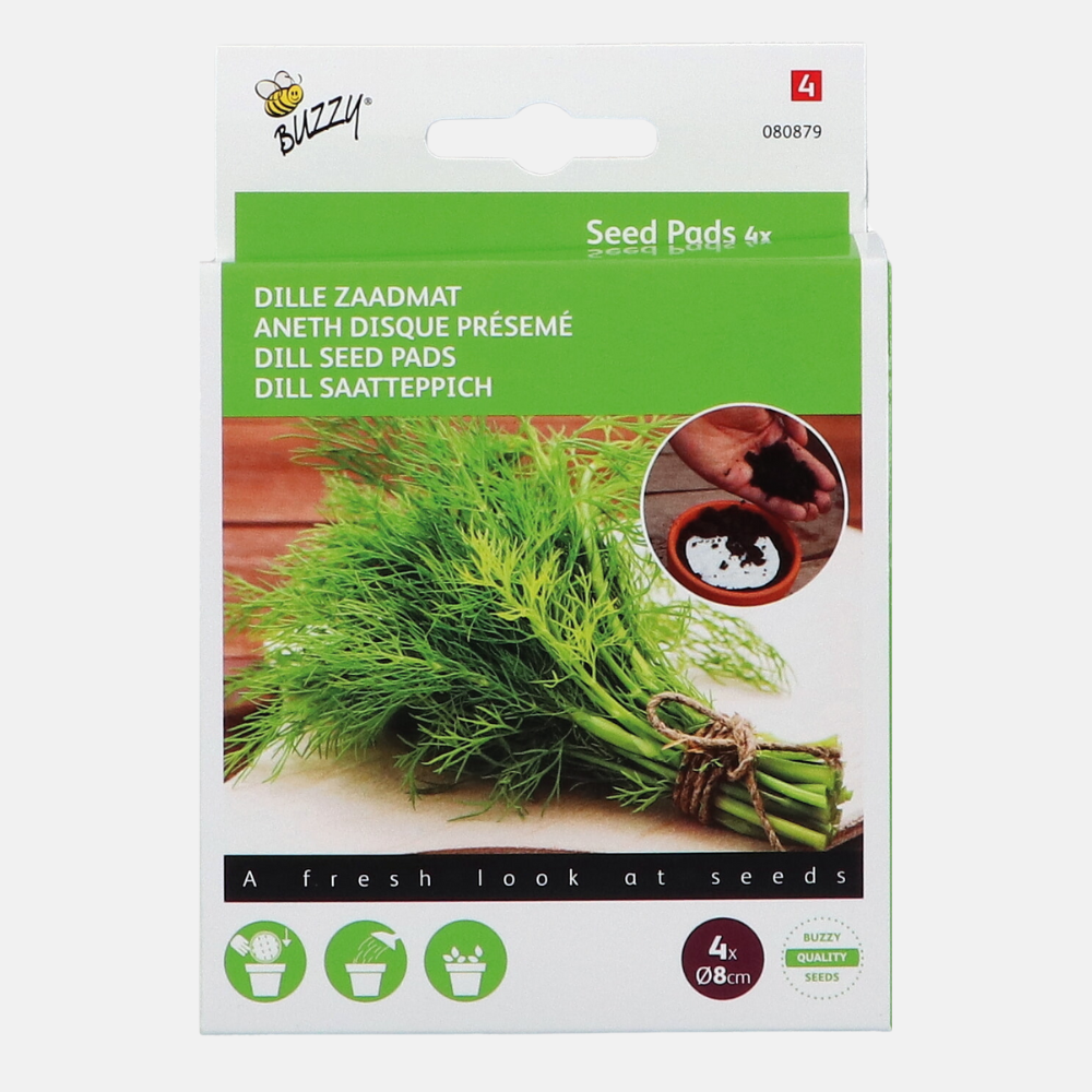 Buzzy® Seedpads Dille 4x 8cm