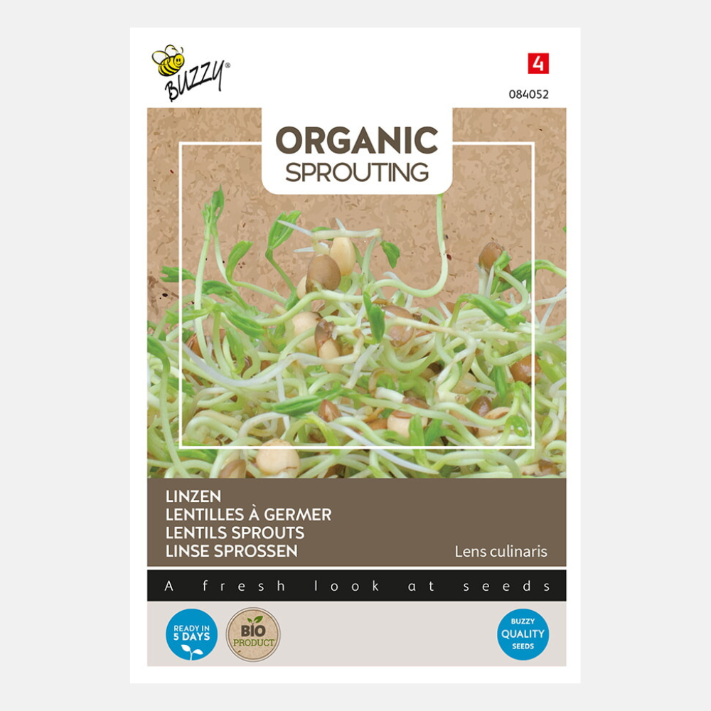 Sprouts Lentils BIO – PLUKKERS