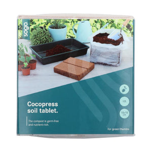 SOGO Cocos tablette 10 litres, 18x18cm