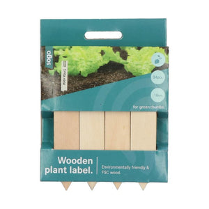 SOGO Étiquettes à points en bois 10 cm, 24 pièces 