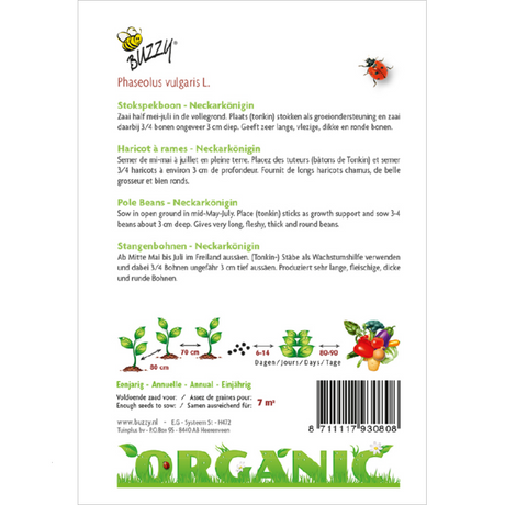 Buzzy Organic Stokspekboon Neckarkönigin (BIO)