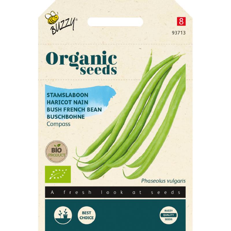 Buzzy® Organic Standard Green Beans Compass 50g (BIO)