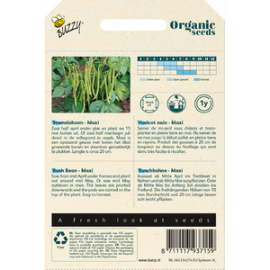 Buzzy® Organic Stamslabonen Maxi 50g (BIO)