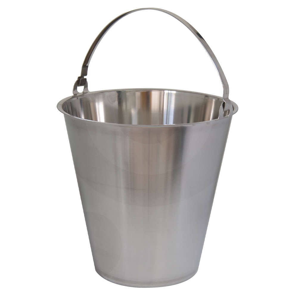 Seau inox 8 litres avec balance