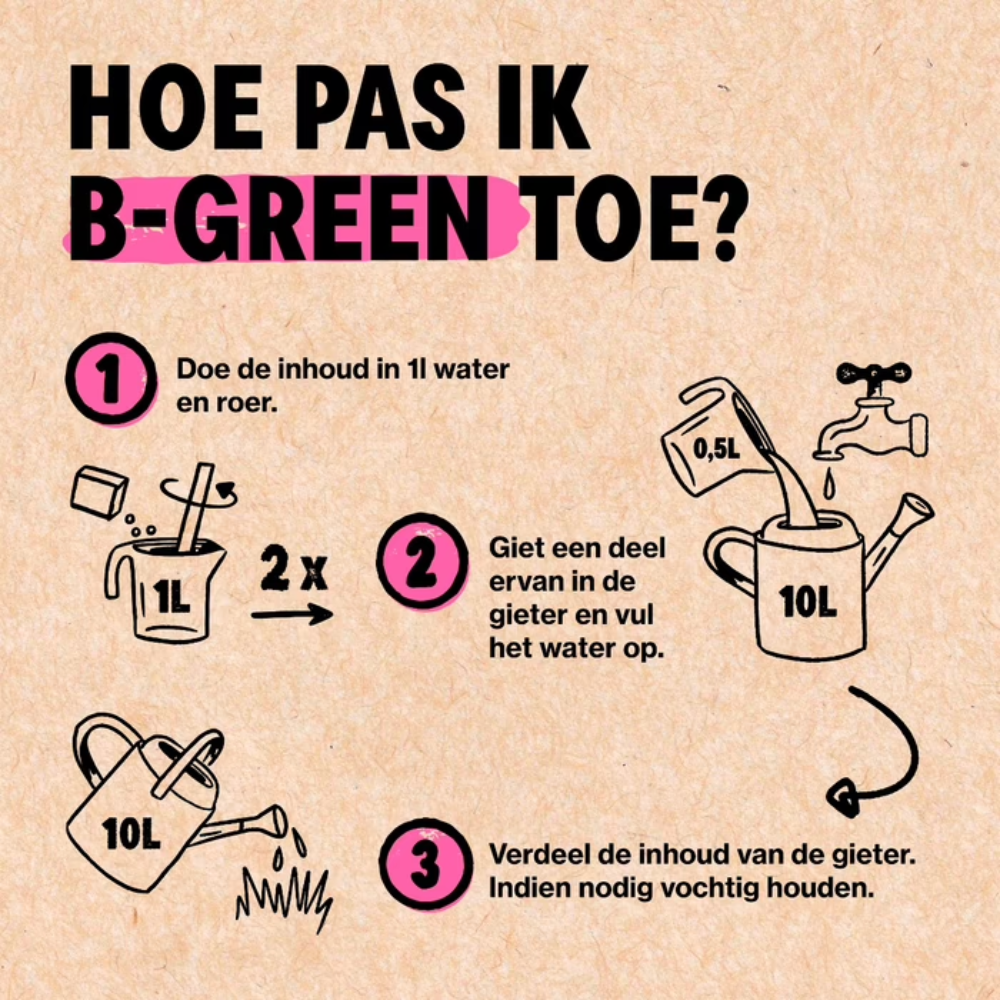 Engerlingen bestrijden met B-green