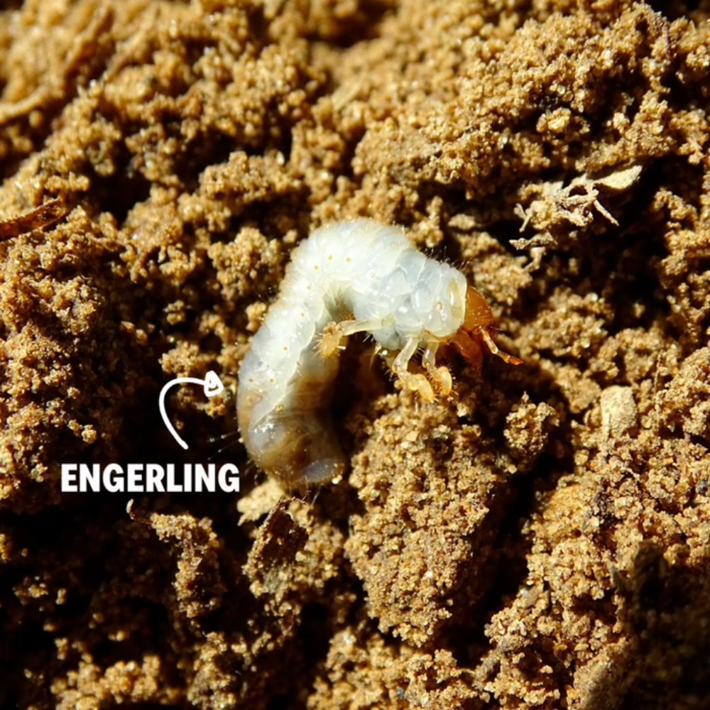 Engerlingen bestrijden met B-green