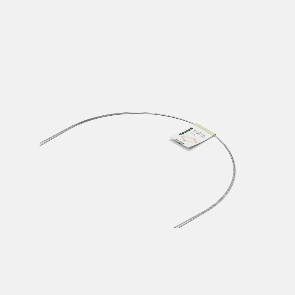 Galvanized steel arches (2 pieces)