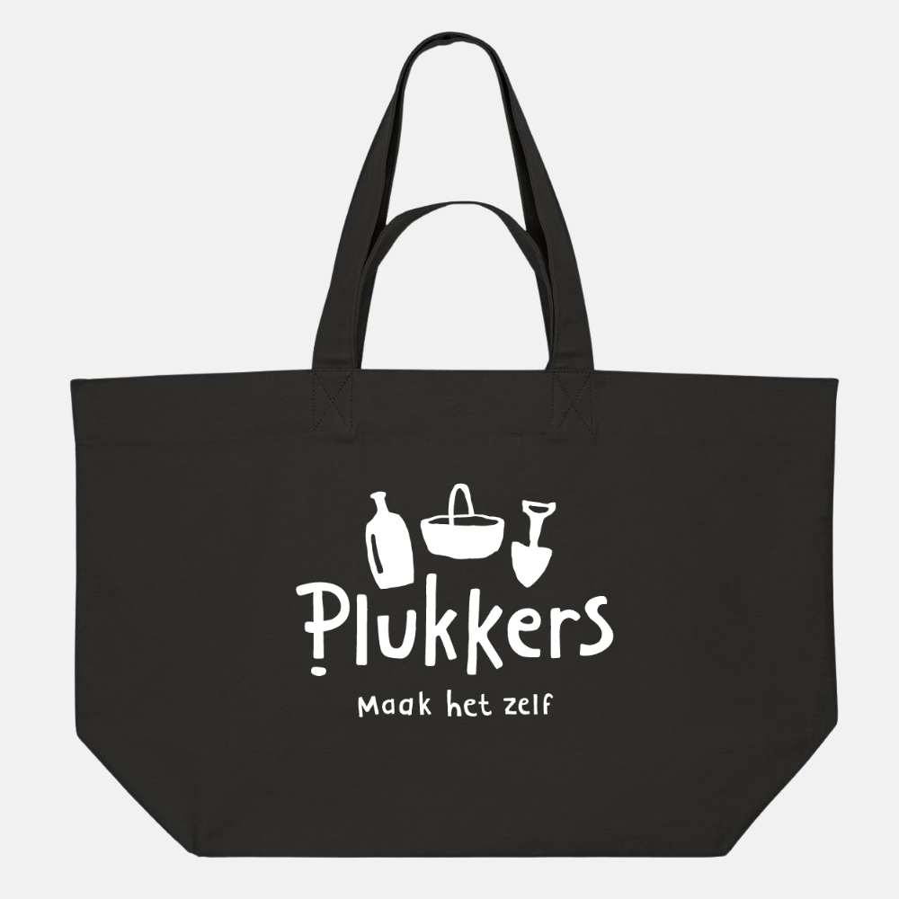 Boodschappentas van gerecycled katoen (diverse kleuren)