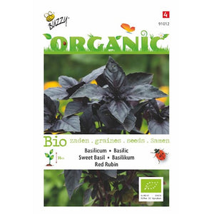 Buzzy Organic Basilicum Red Rubin (BIO)