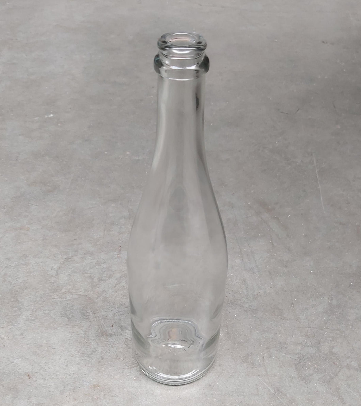 Bouteille de champagne transparente 75 cl 