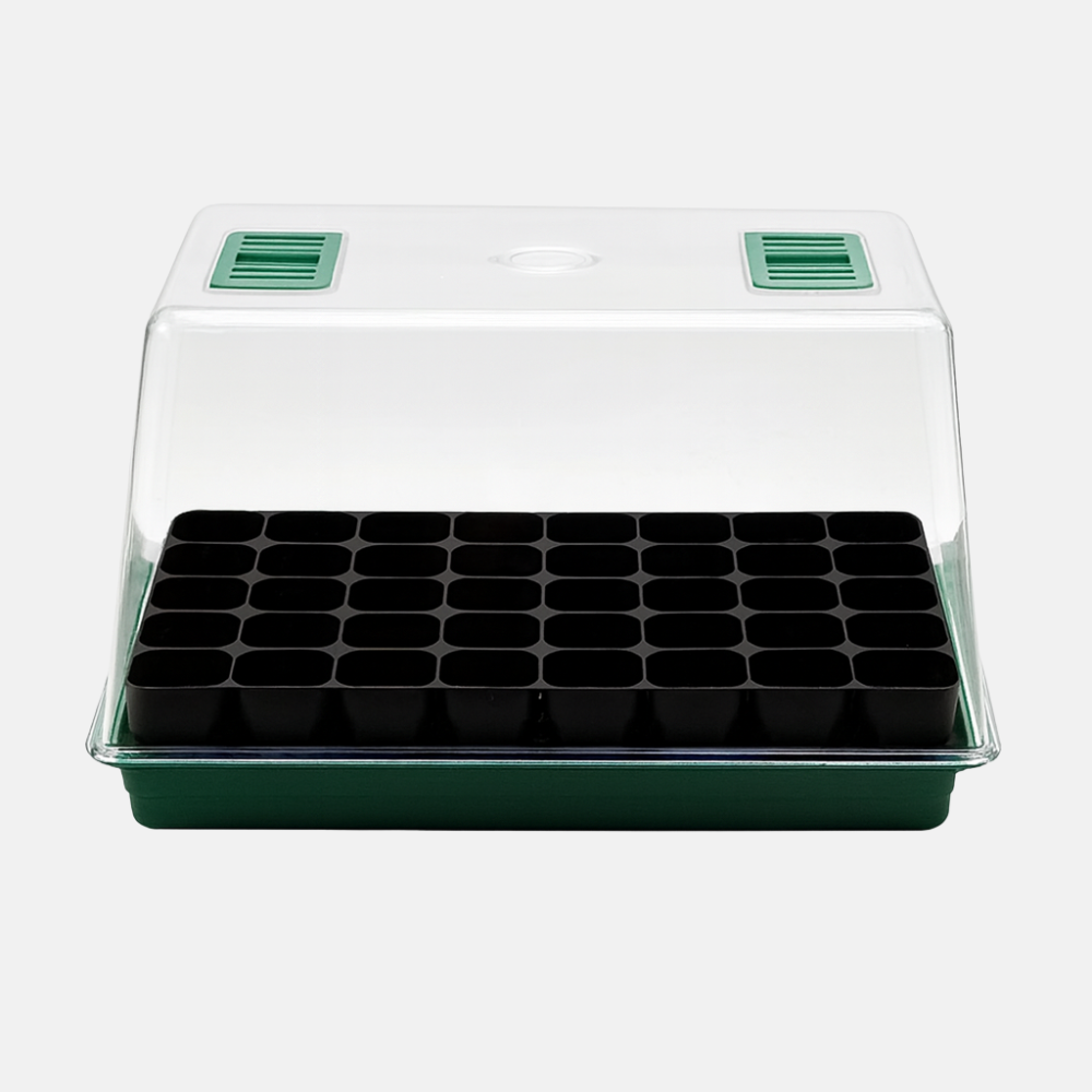 Plateau à semis/base en plastique dur 37x23x6 cm - avec trous