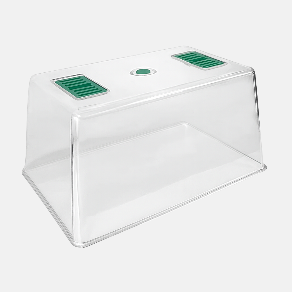 Plateau à semis/base en plastique dur 37x23x6 cm - avec trous