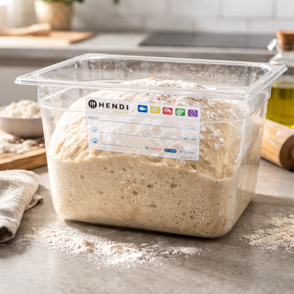 Dough rising bowl with lid