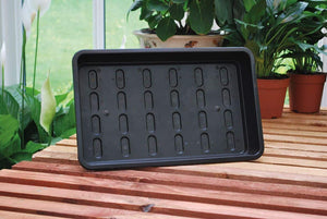 Zaaibakje hard plastiek 37cm x 23 cm x 6 cm - Ideaal om kleine planten te zaaien