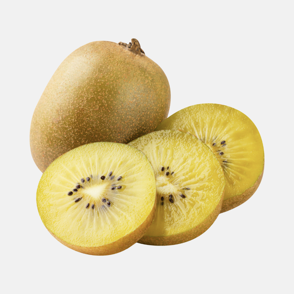 Gele kiwiplanten pakket