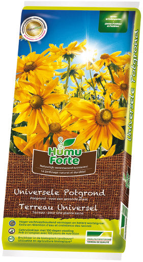 Bio-Blumenerde für Gemüsegärten Humuforte 10 Liter 