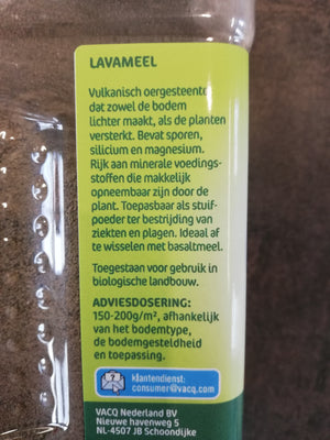 Humuforte Bio Lavamehl Mineraldünger, Bodenverbesserer 1500gr