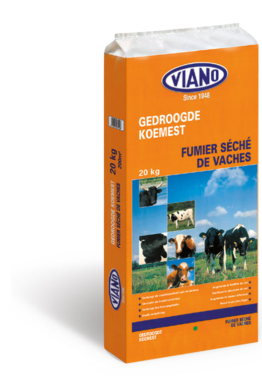 Kuhmistpellets Viano 10 kg für eine hervorragende Bodenstruktur bei der Bodenvorbereitung 