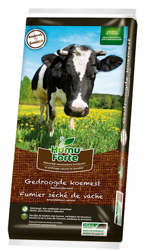 Kuhmistpellets Humuforte 25 kg für eine hervorragende Bodenstruktur bei der Bodenvorbereitung 