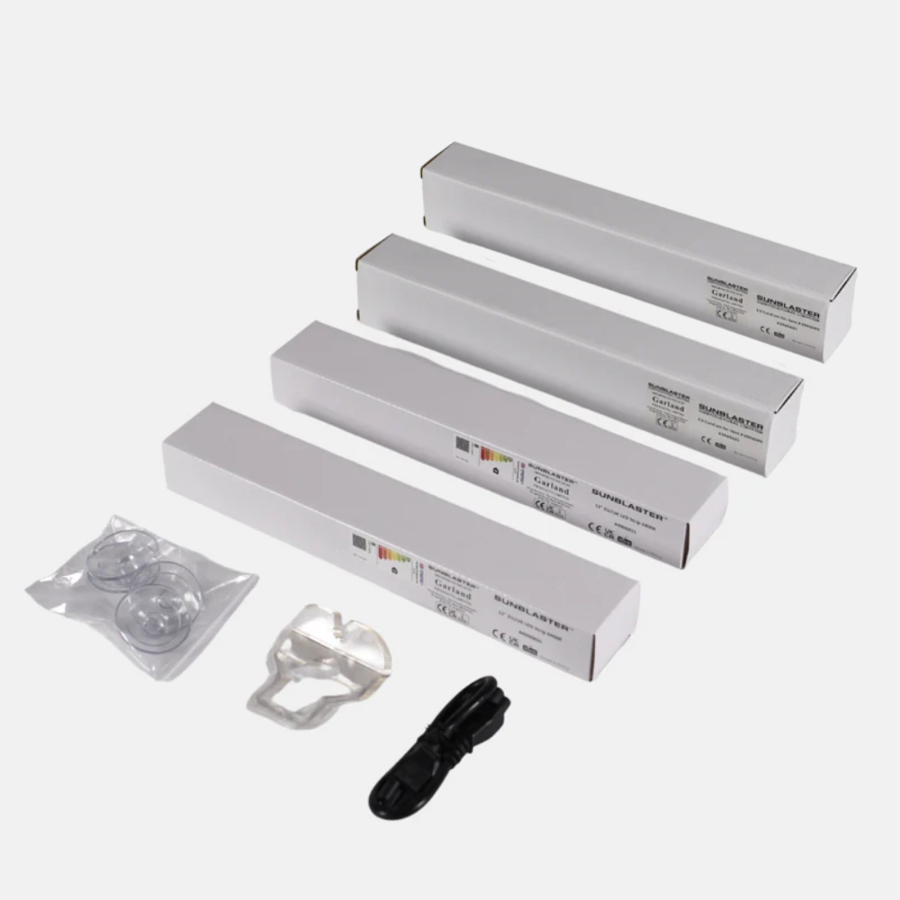 Kit de lampes de croissance LED 30 cm - 2 pièces