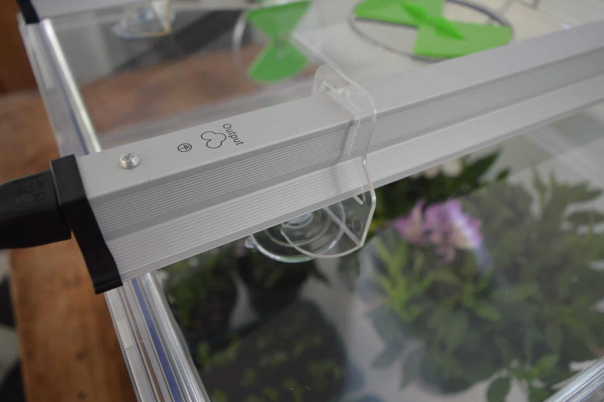 Propagator Vitopod 50W verwarmd met thermostaat en 2 LED groeilampen 60 cm (kies hoogte)