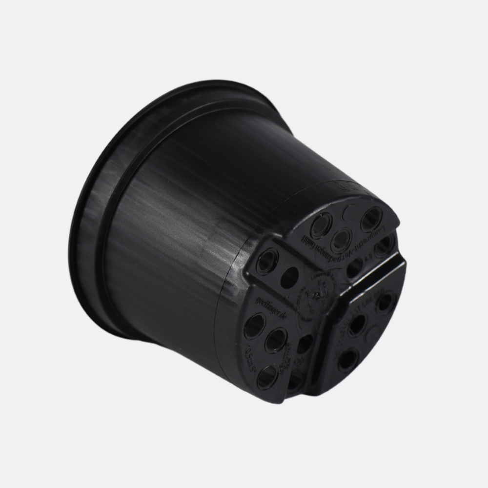 Plant pot hard plastic Ø 10.5 cm (choose quantity)