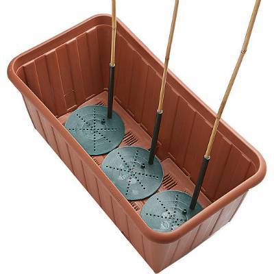 'Pot Master' drainageschijf met steunbuis - 15 cm (per 3 stuks)