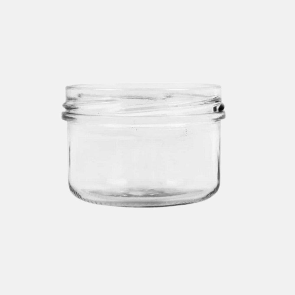 Pot glas 120 ml rond (kies aantal)