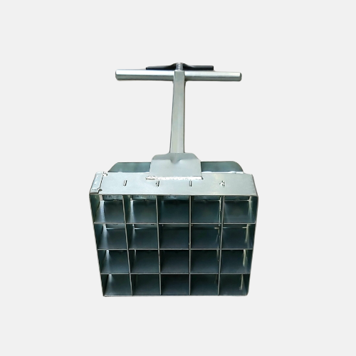 Presse à casseroles avec manche long - 20 cubes (38x38x45 mm)