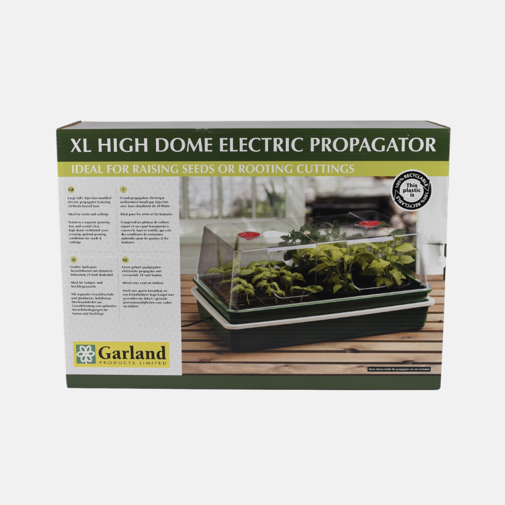 Propagateur Géodôme Chauffé avec thermostat réglable (2 tailles) - sans lampes de culture 