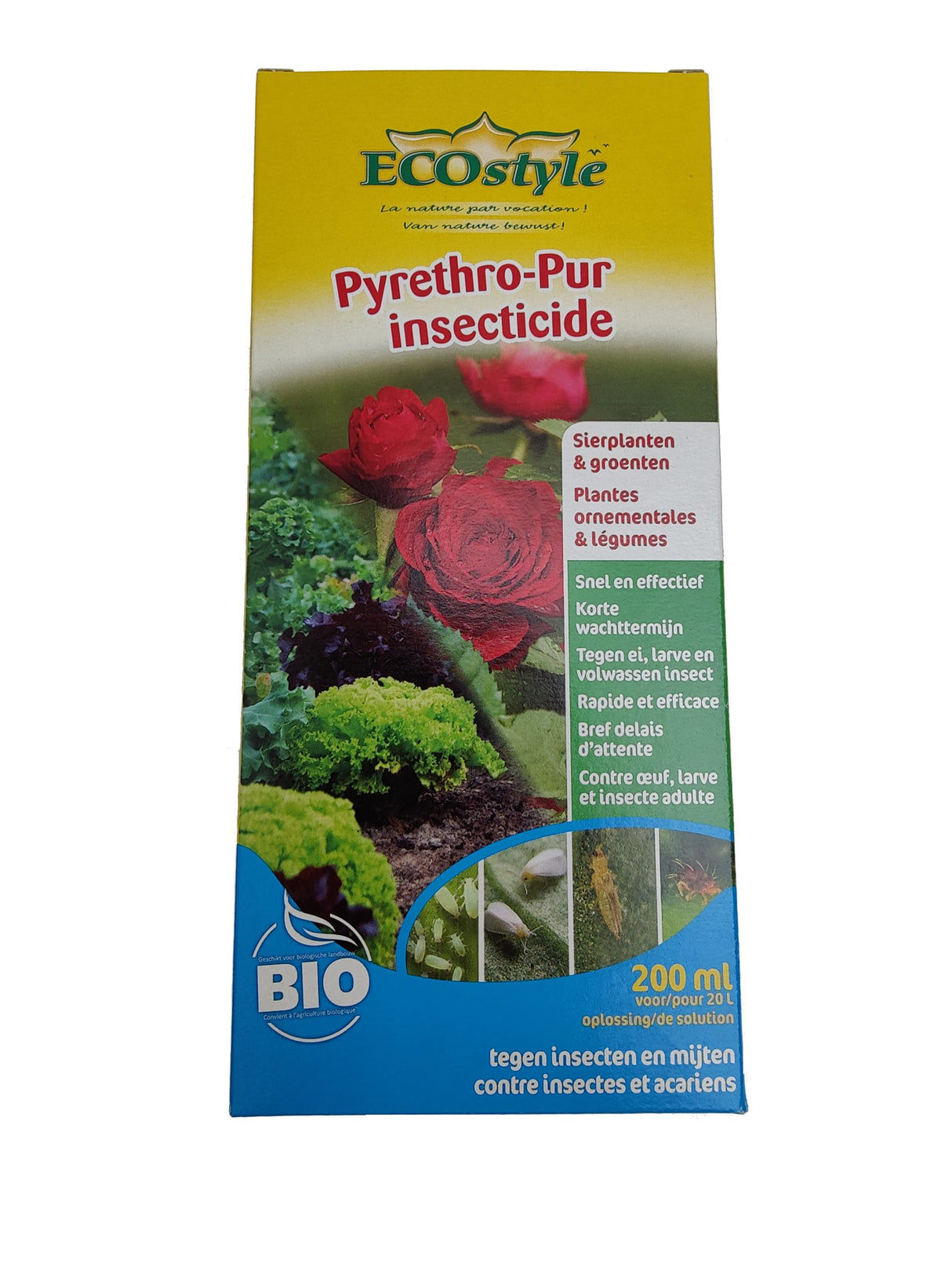 Pyrethro-pur - biologische insecticide 200 ml - Eco style