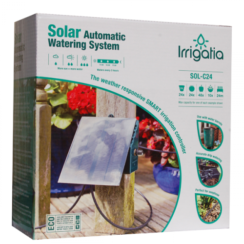 Irrigatia SOL-C24 irrigatie systeem op zonne-energie - Da's slim water geven !