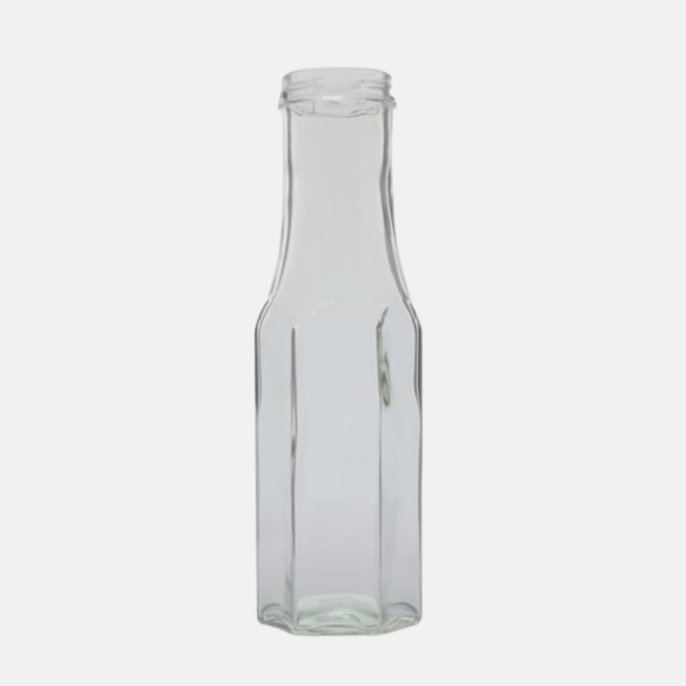 Saftflasche Sechskant 250 ml (1 Stück)