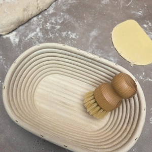 Schoonmaakborsteltje voor rijsmandjes