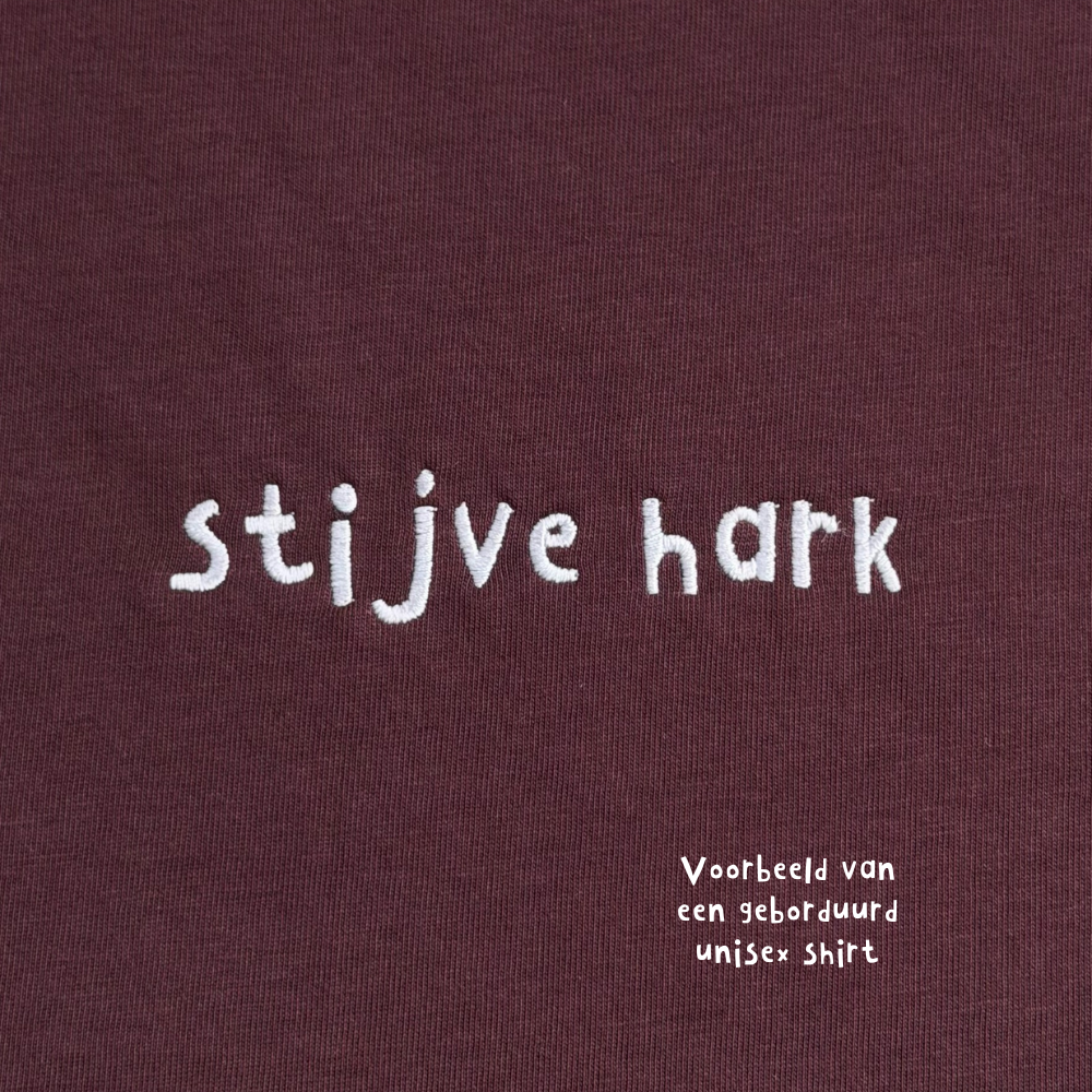 Trui - Zuurpruim geborduurd