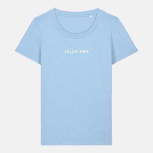 Dames t-shirt - Stijve hark geborduurd