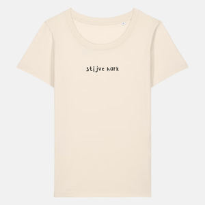 Dames t-shirt - Stijve hark geborduurd