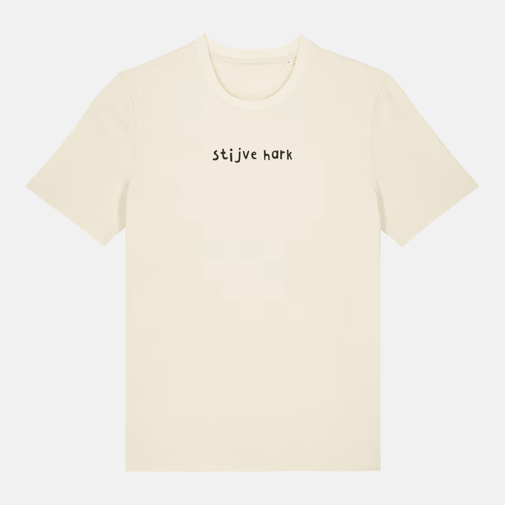 Unisex t-shirt - Stijve hark geborduurd