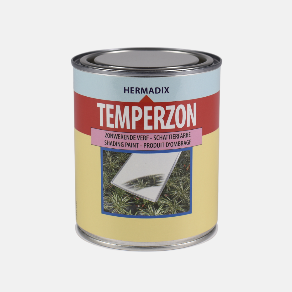 Temperzon zonwerende verf / kassenwit - 750 ml