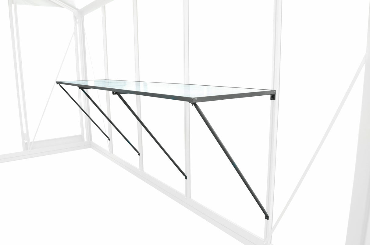 Table de travail universelle ACD avec incrustation (225 x 52 cm) - noir 