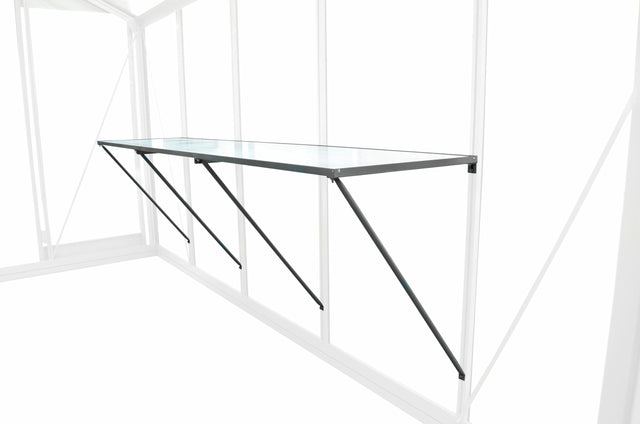 ACD Universele werktafel met inleg (225 x 52 cm) - zwart