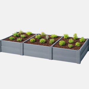 Recycled vegetable garden box 44 cm high